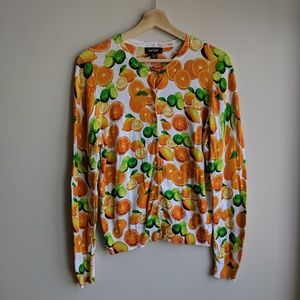 Lord & Taylor Citrus Crush Cardi